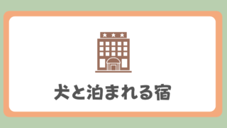 犬と泊まれる宿
